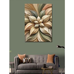 Kanvas Tablo Soyut Yaprak Düzeni 70x100 cm