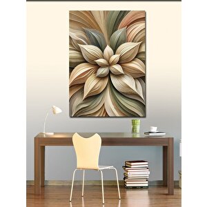 Kanvas Tablo Soyut Yaprak Düzeni 50x70 cm