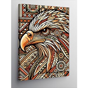 Kanvas Tablo Soyut Kartal Tasarımı 100x140 cm