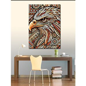 Kanvas Tablo Soyut Kartal Tasarımı 100x140 cm