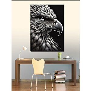 Kanvas Tablo Detaylı Kartal Portresi 70x100 cm