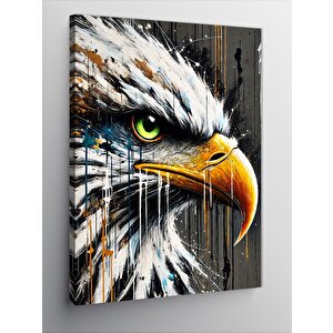 Kanvas Tablo Detaylı Kartal Portresi 70x100 cm