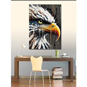 Kanvas Tablo Detaylı Kartal Portresi 70x100 cm