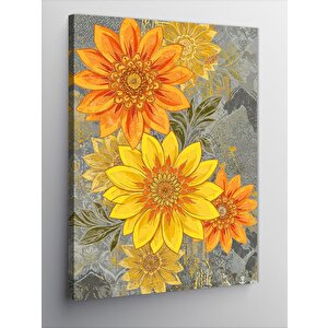 Kanvas Tablo Sarı Güneş Çiçekleri 50x70 cm
