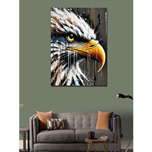 Kanvas Tablo Detaylı Kartal Portresi 50x70 cm