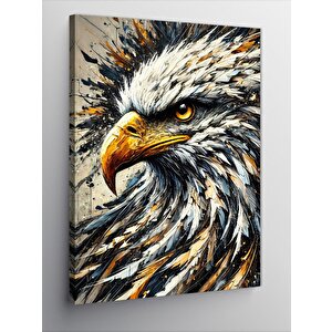 Kanvas Tablo Kartal Çizimi Ve Detay 50x70 cm