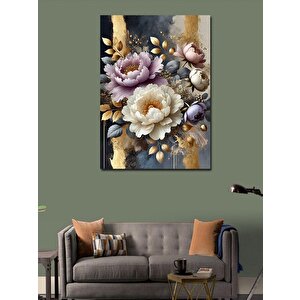 Kanvas Tablo Pastel Çiçekler Ve Şıklık 70x100 cm