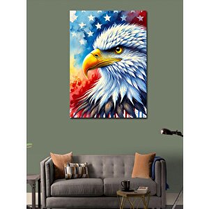Kanvas Tablo Amerikan Kartalı 100x140 cm