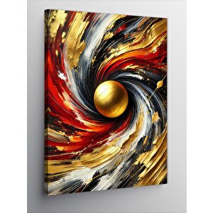 Kanvas Tablo Galaksi Ve Parlak Spiral 100x140 cm