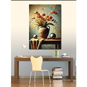 Kanvas Tablo Eski Vazoda Çiçekler 70x100 cm
