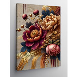 Kanvas Tablo Çiçek Aranjmanı Ve Zarafet 50x70 cm