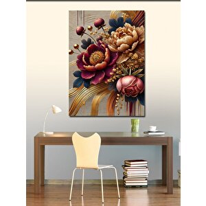 Kanvas Tablo Çiçek Aranjmanı Ve Zarafet 50x70 cm