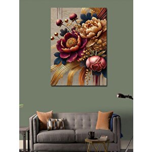 Kanvas Tablo Çiçek Aranjmanı Ve Zarafet 100x140 cm