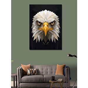 Kanvas Tablo Geometrik Kartal Portresi 50x70 cm