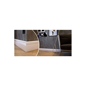 Lake Beyaz Eko-k2 Model 10cm Pvc Süpürgelik