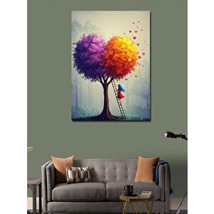 Kanvas Tablo Ağaç Altındaki Çocuk 100x140 cm