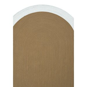 Luke 857 Mutfak Halısı Halı Yolluk Antre Hol Halısı Oval Banyo Halısı Hasır Balkon Halısı 120x180 cm