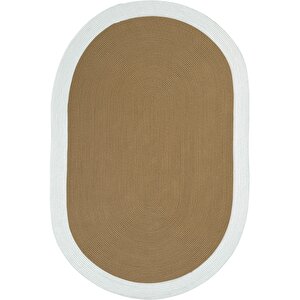 Luke 857 Mutfak Halısı Halı Yolluk Antre Hol Halısı Oval Banyo Halısı Hasır Balkon Halısı 100x150 cm