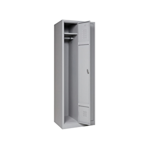 Metal Soyunma Dolabı 60x50x180cm, Elbise Dolabı, Kilitlenebilir Dolap, 2 Kapılı Dolap