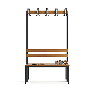 Ayakkabılıksız 4 Ayaklı Çift Taraflı Bank, 10 Kanca, 100x85x170 Cm, Spor Bankı