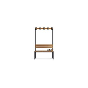 Ayakkabılıksız 4 Ayaklı Çift Taraflı Bank, 10 Kanca, 100x85x170 Cm, Spor Bankı