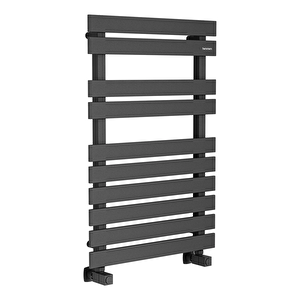750x500mm Paslanmaz Çelik Troya Night Black Siyah Havlupan