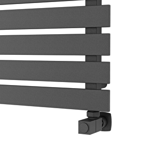 750x500mm Paslanmaz Çelik Troya Night Black Siyah Havlupan