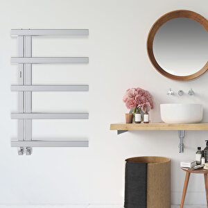 770x500mm Mila Parlak Paslanmaz Çelik Havlupan 77x50 Cm 10 Yıl Garantili