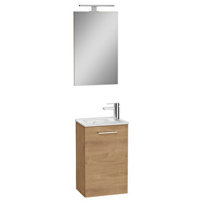 VitrA Mia 69565 Banyo Dolabı Seti, Altın Meşe, 40 cm