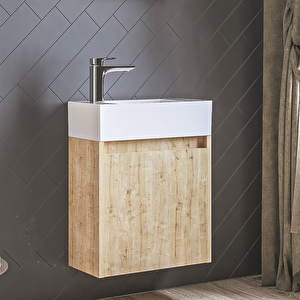 Tiny Banyo Dolabı 50 Cm Safir Meşe