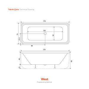 İkon West 75x178 H60