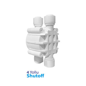 Su Arıtma Cihazları Için Shutoff Valve Dört Yollu Vana
