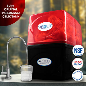 75 Gpd Membranlı 5 Filtreli Su Arıtma Cihazı 8 L Paslanmaz Çelik Tank Maksimum Arıtma Performansı
