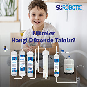 75 Gpd Membranlı 5 Filtreli Su Arıtma Cihazı 8 L Paslanmaz Çelik Tank Maksimum Arıtma Performansı