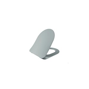 Duck Duroplast Yavaş Kapanan Klozet Kapağı - Matt Cool Grey