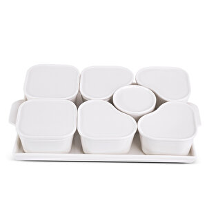 13 Parça Tepsili Oval Kahvaltılık