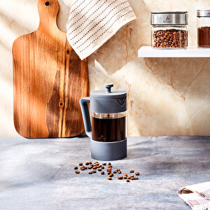 Doppio Grey French Press 600 Ml