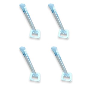 Metal Katlanır Yer Sofrası Ayağı 30 Cm Tamamı Metal 4'lü Takım Sofra Ayağı