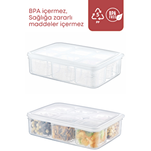 7 Parça Sızdırmaz Hava Almaz Baharatlık Saklama Kabı 3,5 Lt- Baharat Takımı-etiket Hediyeli