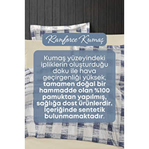 Çift Kişilik Desenli Nevresim Takımı %100 Pamuklu- Nevresim- Çarşaf-2 Adet Yastık Kılıfı