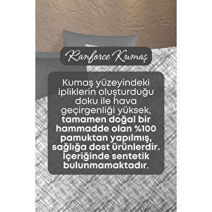 Çift Kişilik Desenli Nevresim Takımı %100 Pamuklu- Nevresim- Çarşaf-2 Adet Yastık Kılıfı