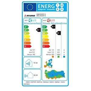 Mitsubishi Heavy Inverter Klima Silver Serisi 12000 Btu/h A++ Enerji Sınıfı Srk35zsp-w(s)