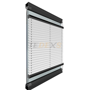 Diamond Seri̇si̇ Beyaz Plise Perde Cam Balkon Perdesi Pimapen Perdesi Ofis Perdesi(vidalı Sistem) 40x130 cm