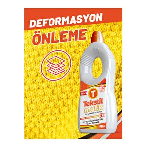 Ev Tekstili 3'ü 1 Arada Sıvı Vegan Çamaşır Deterjanı 7 Adet X 1200 Ml