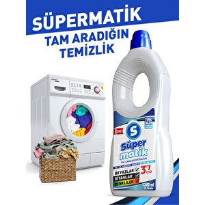 3'ü 1 Arada %100 Yerli Üretim Sıvı Çamaşır Deterjanı 6 Adet 1200 Ml