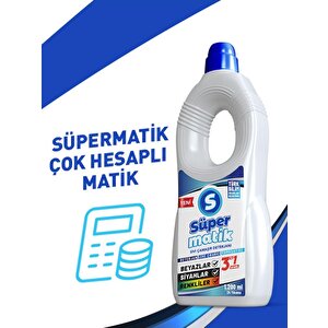 3'ü 1 Arada %100 Yerli Üretim Sıvı Çamaşır Deterjanı 6 Adet 1200 Ml