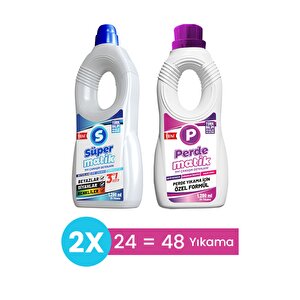 3'ü 1 Arada Sıvı Çamaşır Deterjanı - 1200 Ml Perdematik Sıvı Vegan Çamaşır Deterjanı
