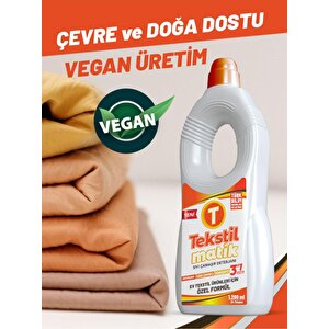 Ev Tekstili 3'ü 1 Arada Sıvı Çamaşır Deterjanı 8 Adet X 1200 Ml