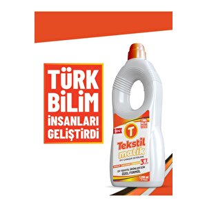 Ev Tekstili 3'ü 1 Arada %100 Yerli Sıvı Çamaşır Deterjanı 6 Adet X 1200 Ml
