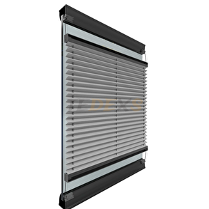 Diamond Seri̇si̇ Ara Gri Plise Perde Cam Balkon Perdesi Pimapen Perdesi Ofis Perdesi(vidalı Sistem) 110x160 cm